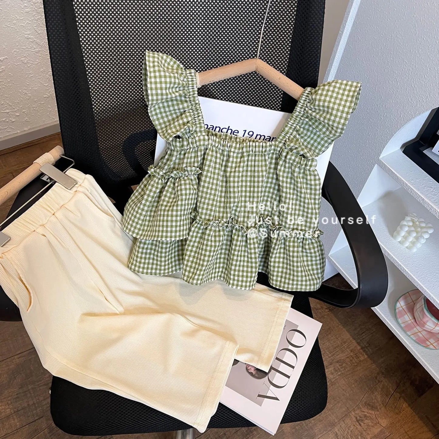 Girls Ruffle Set