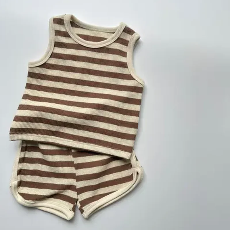 Striped Shorts Set
