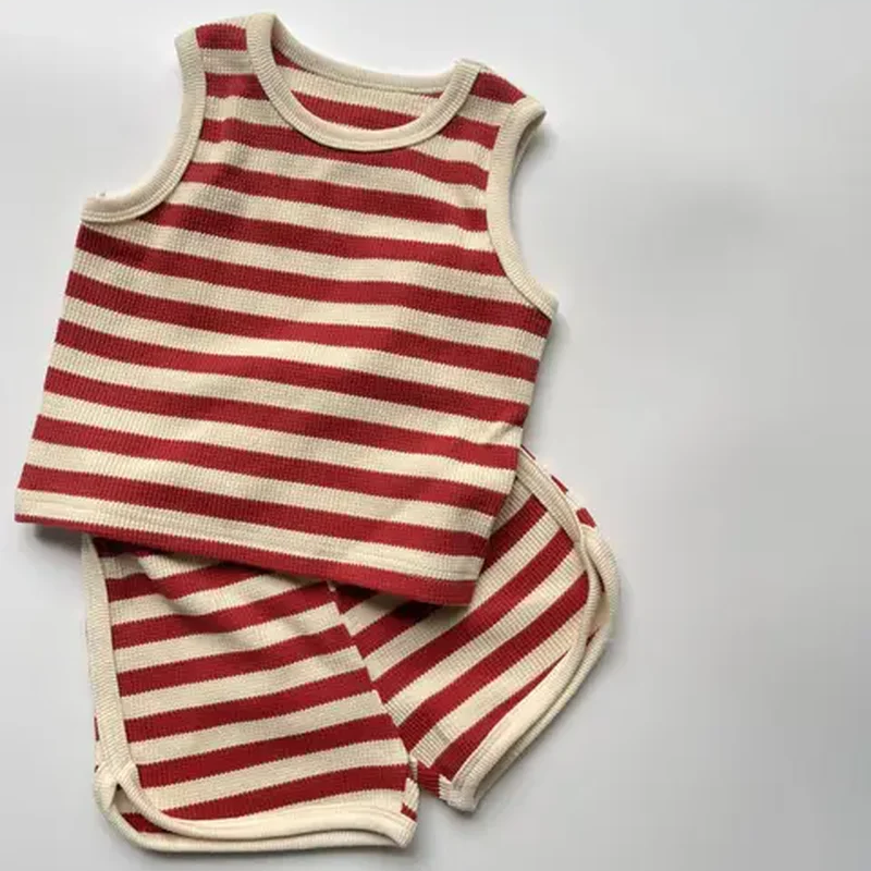 Striped Shorts Set
