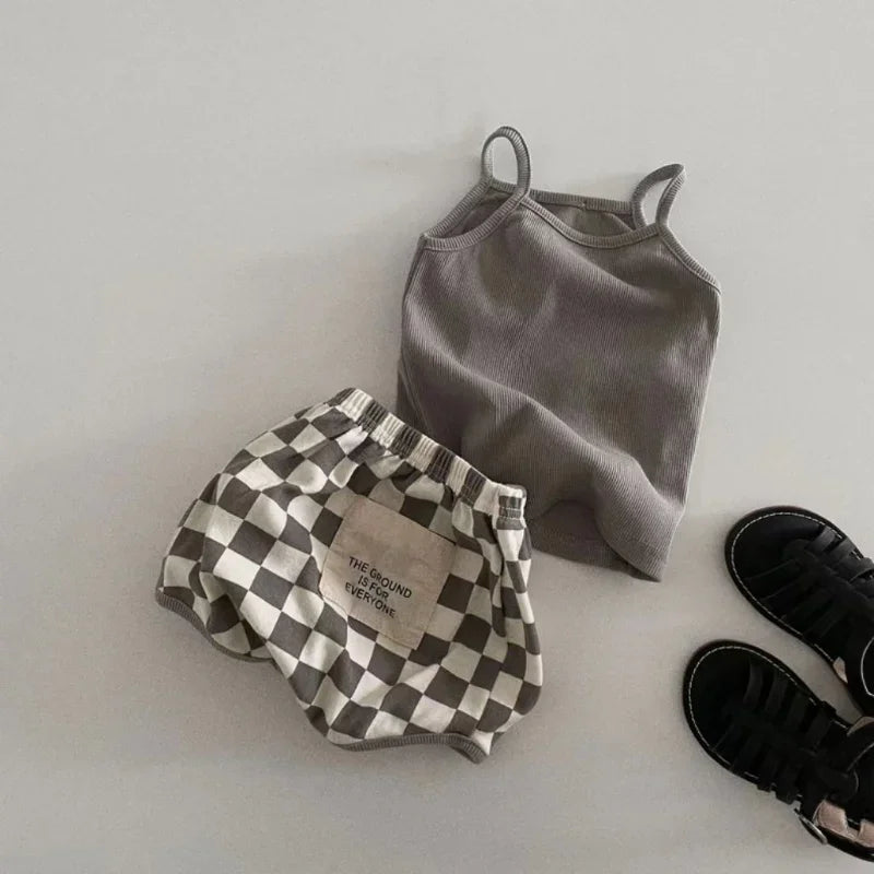 2-Piece Girl Checkers Set