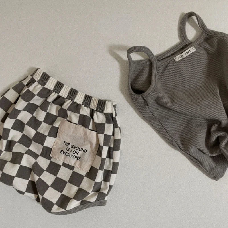 2-Piece Girl Checkers Set