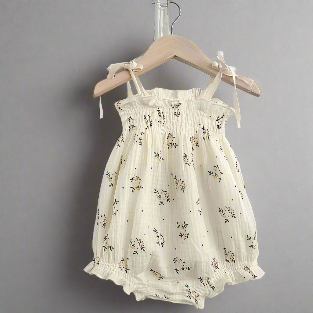 Girls Floral Romper