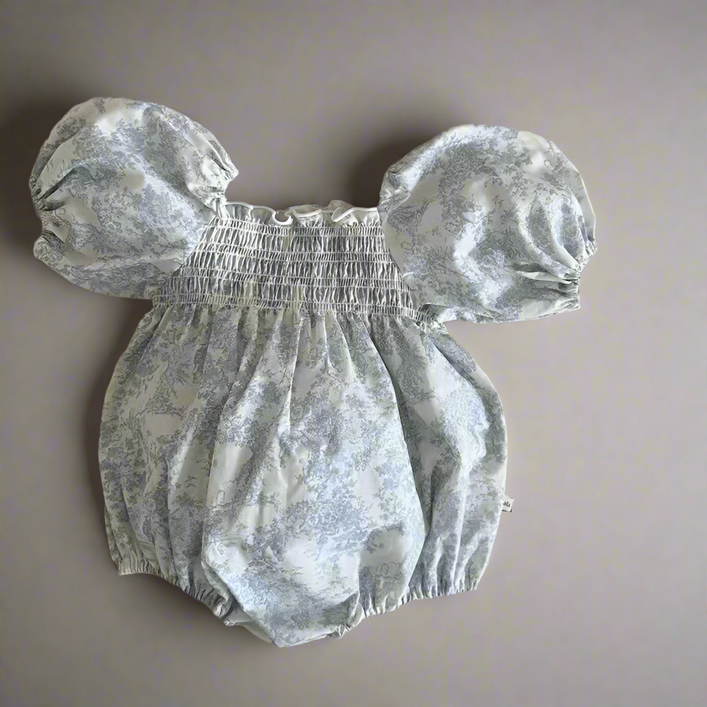 Vintage Girls Bubble Romper