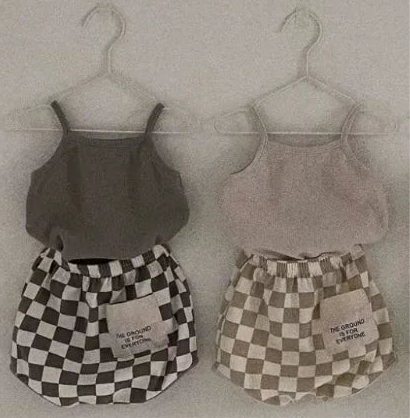 2-Piece Girl Checkers Set