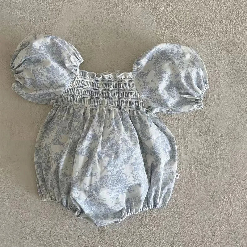 Vintage Girls Bubble Romper