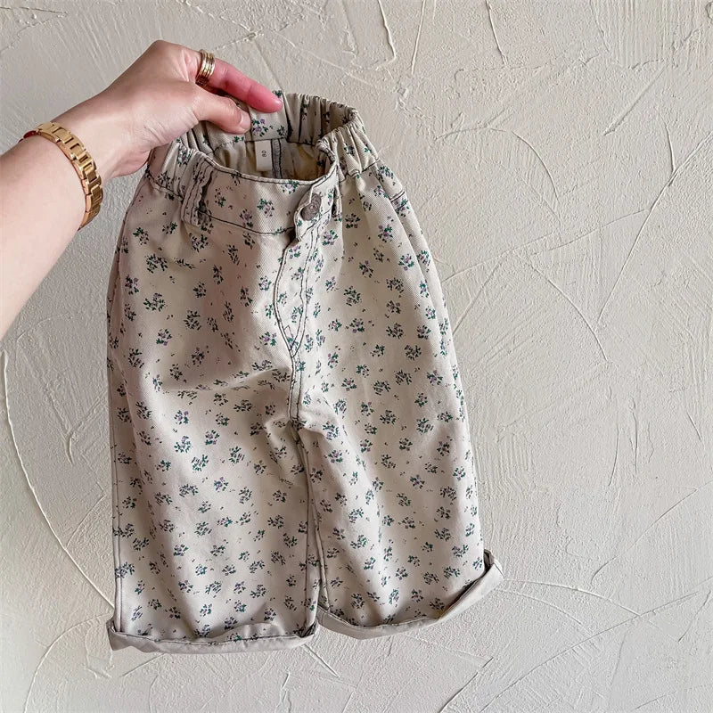 Girls Floral Pants