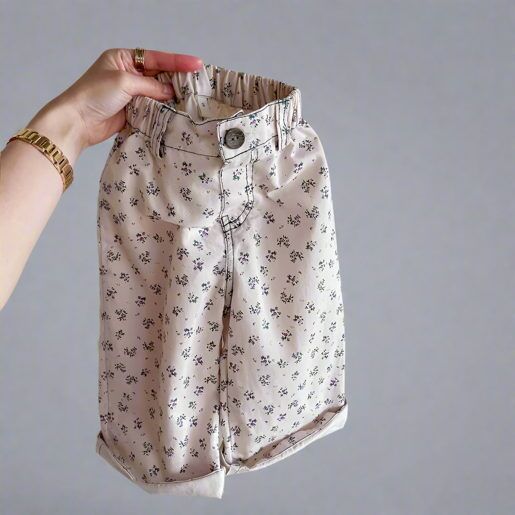 Girls Floral Pants