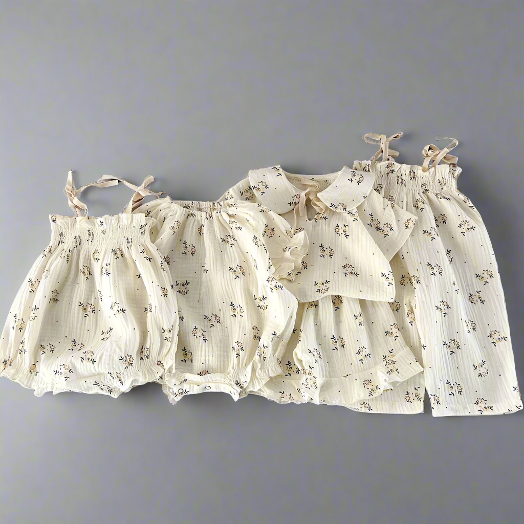 Girls Floral Romper