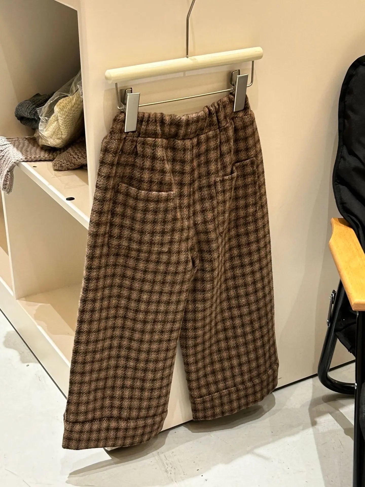 GIrls Plaid Autumn Pants