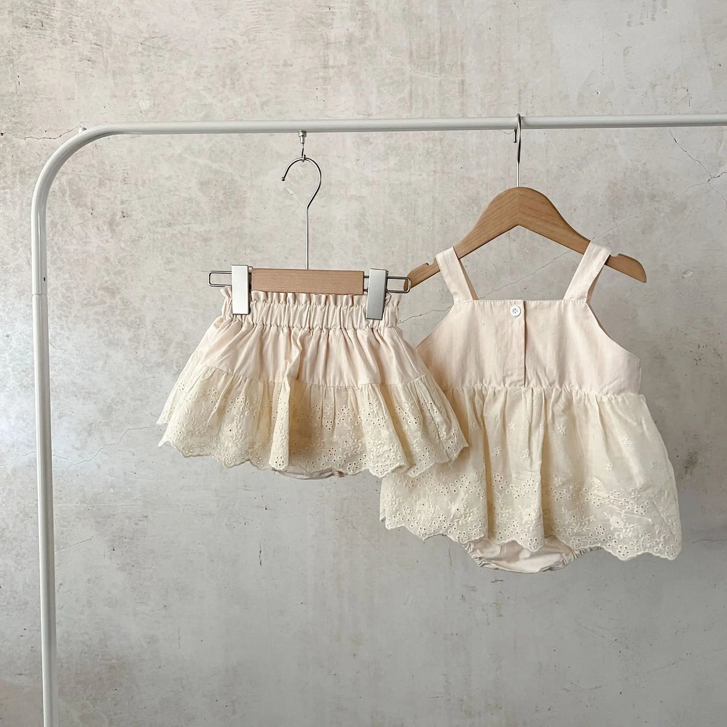 Girls Skirt Set/ Romper