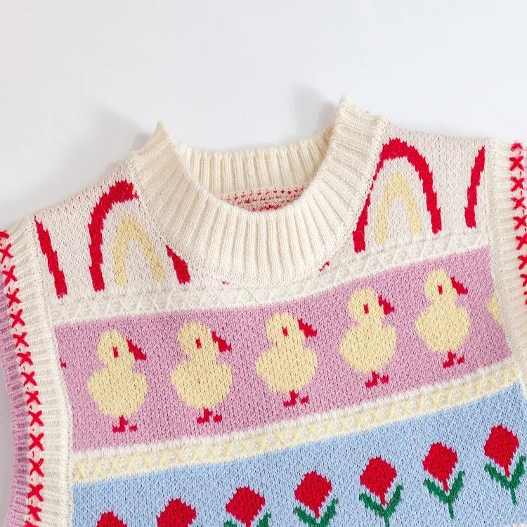 Crochet Knit Top Spring