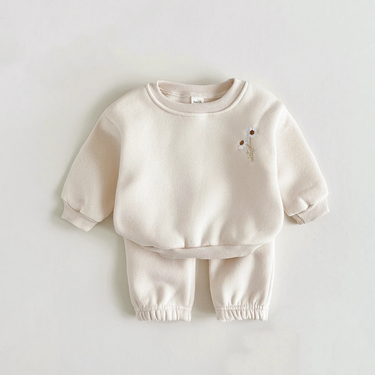 Warm Plush Sweatshirt and Sweatpants Set