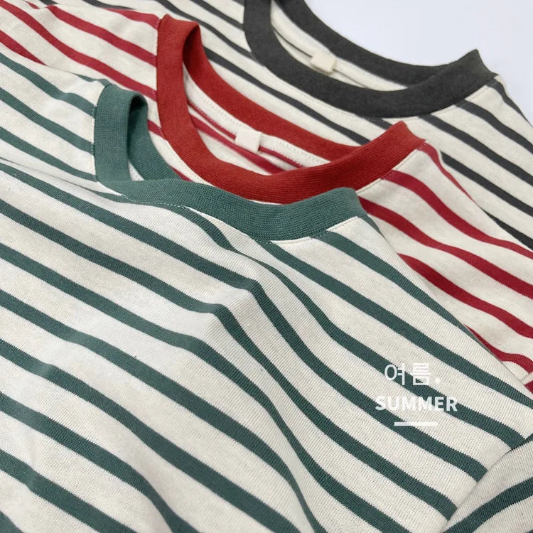 Kids Striped Short Sleeve Tee