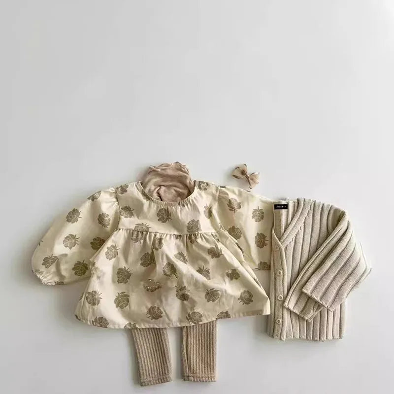 Girls Floral 2-Piece Set