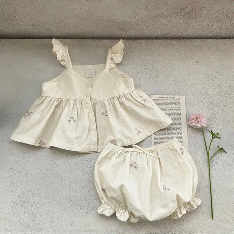 2-Piece Floral Bloomer Set