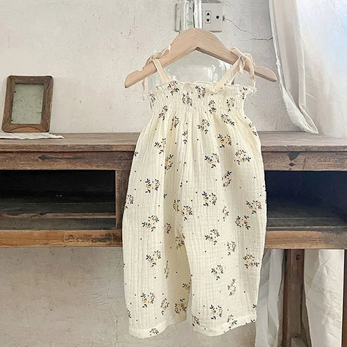 Girls Floral Romper